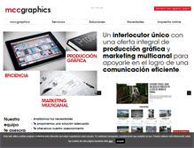 Tablet Screenshot of mccgraphics.com